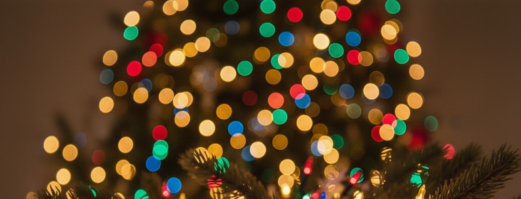 bokeh christmas lights Baton Rouge