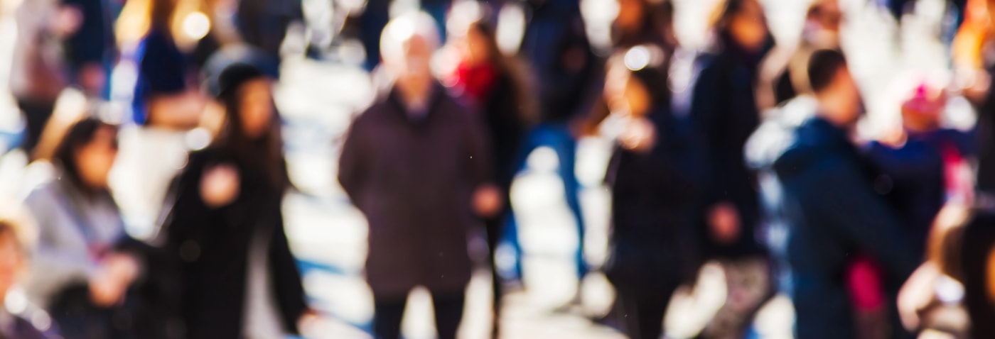 crowd walking Baton Rouge